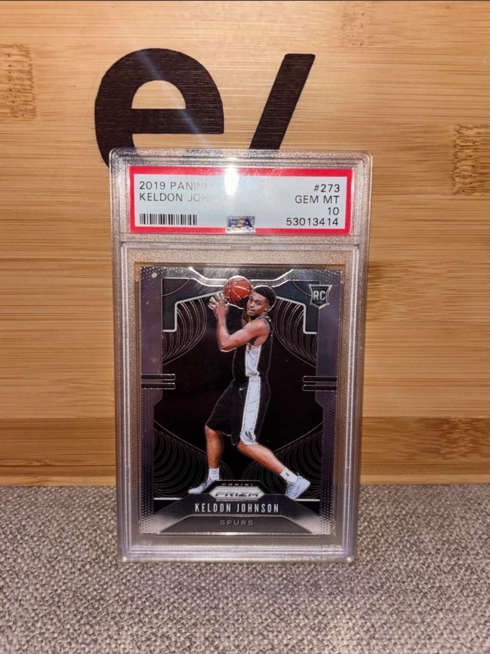 Topps Black White Silver Basketball Rookie Card - Keldon Johnson